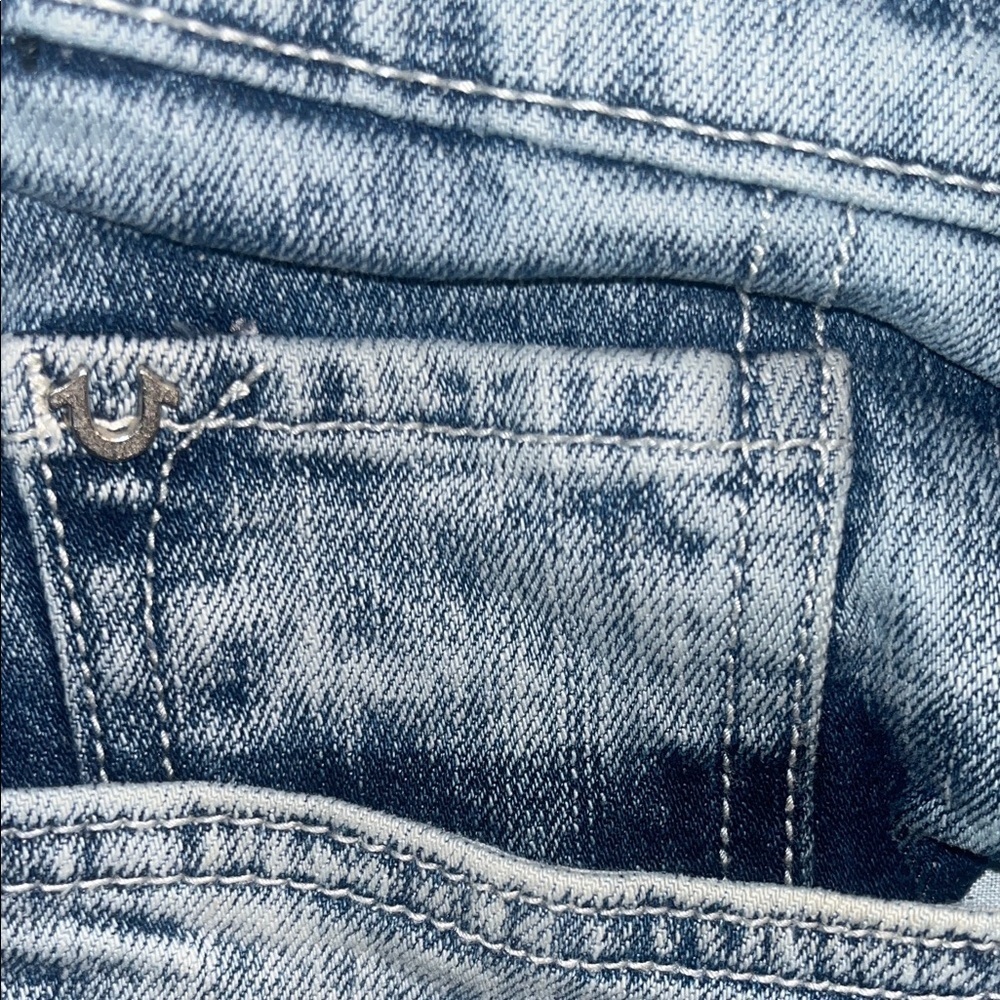 True Religion Rocco Blue Denim Jeans - Picture 3 of 4